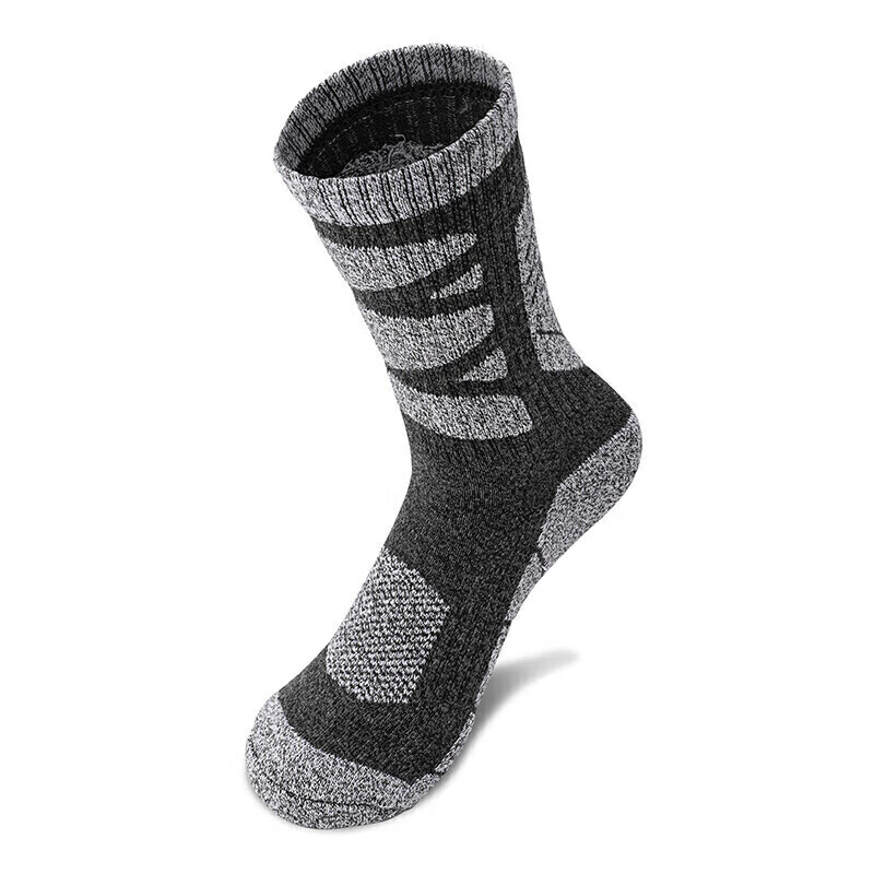 TFO Competition-Level Outdoor Socks, Breathable Comfortable Sports Socks, Hiking And Mountaineering Socks B2222162, Men's Dark Gray