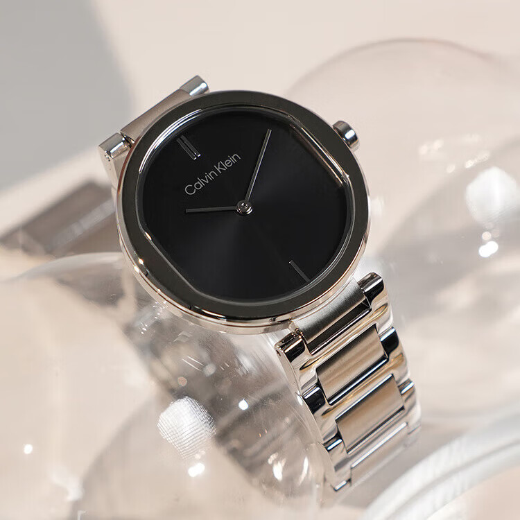 Calvin Klein CK Elegant Vintage Black Quartz Women's Watch 25200249, Gift for Girlfriend on Holidays