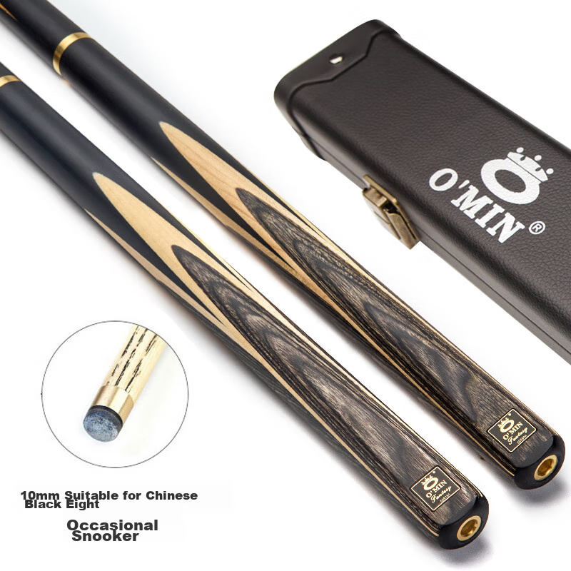 Aomi New Dream Pool Cue, Black Eight Small Tip, Black 8 Chinese Eight-Ball, 16-Color Medium Tip, Score-Chasing, Billiard Cue, 10mm