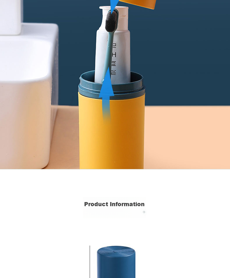 NOLANSEND Travel Toiletry Set Lightweight Portable Toothbrush and Toothpaste Cup 9