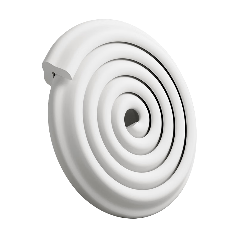 BEIDELI Anti-Collision Strip for Baby Furniture Cabinet And Table Corners, Bumper Guard, No Glue Required, Widened And Thickened L-Shaped White 4 Meters