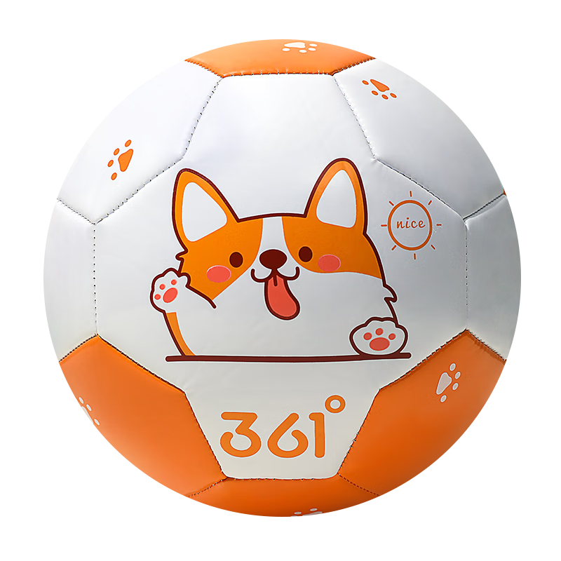 361° Children's Soccer Ball, for Ages 3-6, Small Leather Ball, Children's Toy Ball, Bouncy Ball, Size 3 Baby Football, Recommended for Kindergarte