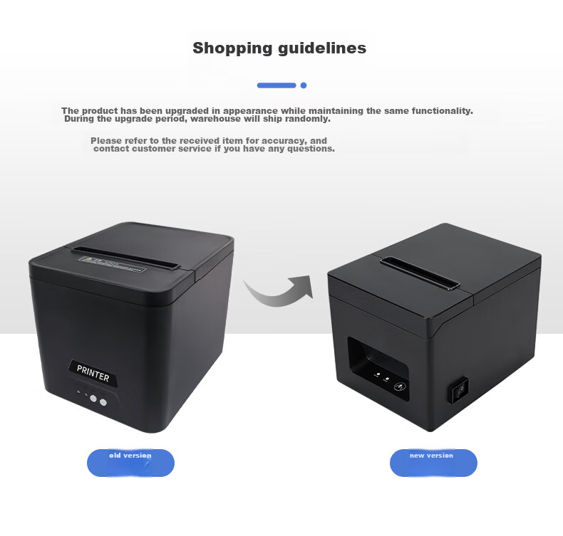 Youku 80mm Thermal Receipt Printer, Restaurant Kitchen Supermarket Retail Takeout Printer with Automatic Paper Cutting, USB And Network Port Versio 1