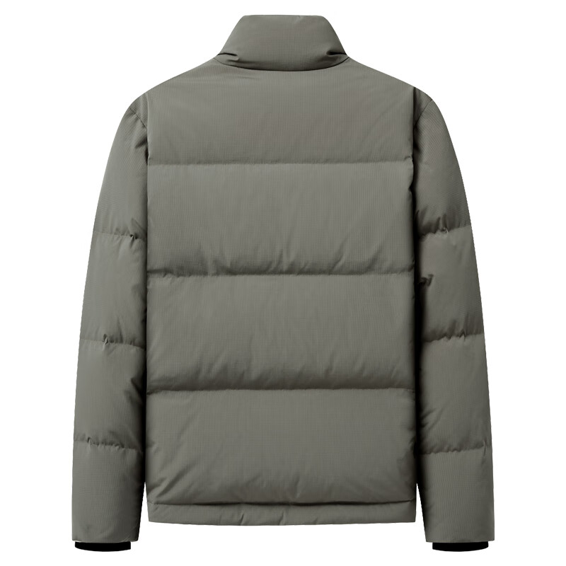 DANCING WOLVES 90% Goose Down Autumn Winter Thermal Lock Stand Collar Workwear Men's Down Jacket 206 Bean Green 185