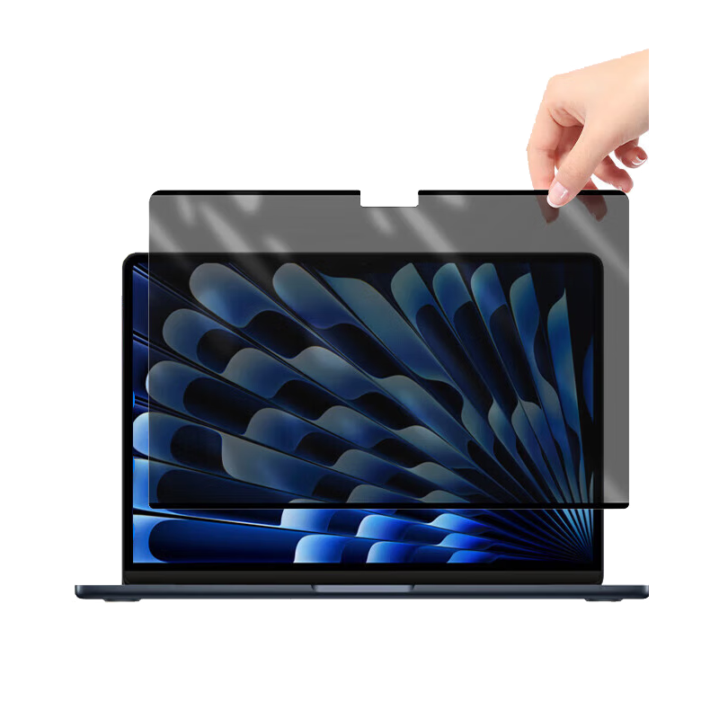 Jiasu Apple MacBook Air 15.3-Inch Magnetic Anti-Glare Film for M4/M3/M2 Pro 15 2026/25/24 Models, Detachable Privacy Protection Screen Film