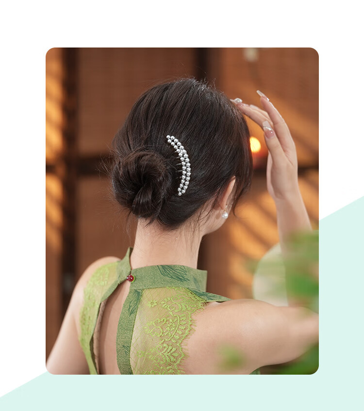 CHIMERA Hair Bun Maker, Back-Of Hair Clip, High-End Hair Accessory for Women, Hair Comb, Birthday Gift for Girls 27