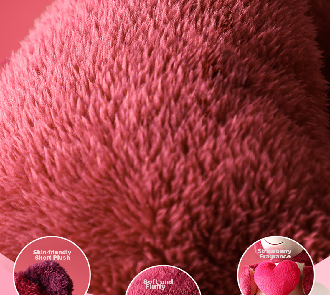 MINISO Strawberry Bear Large Plush Doll Toy, Bedtime Companion Pillow, Birthday Gift for Girls, Officially Licensed 5