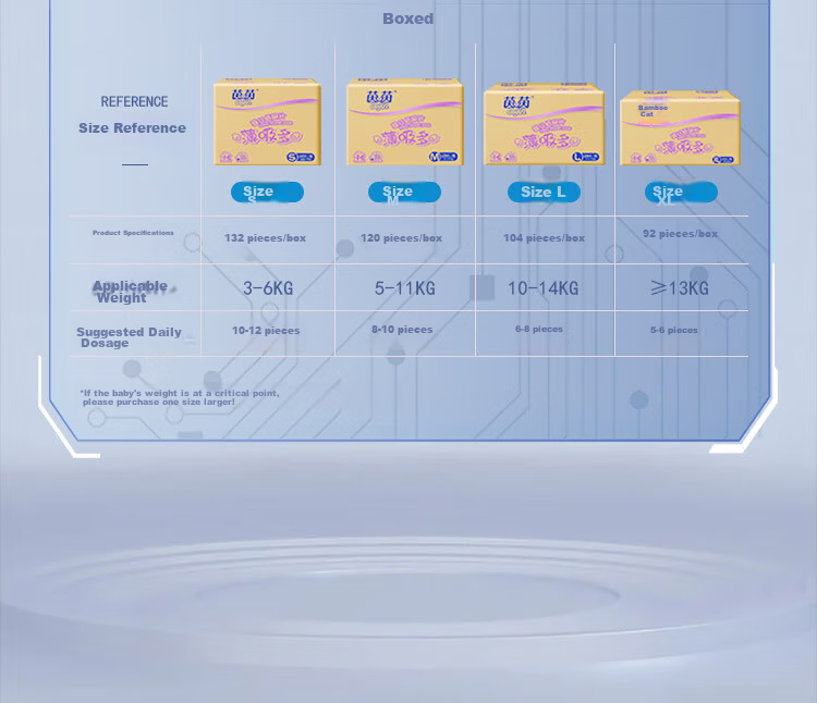 Cojin Thin Absorbent Diapers L104 (10-14kg) No Adhesive Diapers for Baby Boys And Girls 3