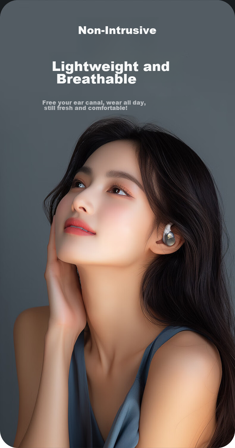 Aigo Bluetooth Headphones, Over-Ear Active Noise Cancellation, Comfortable Wear, Suitable for Music, Gaming, And Sports, Compatible with Apple And Xiaomi Phones And Computers, WH300 Starry Silver 2
