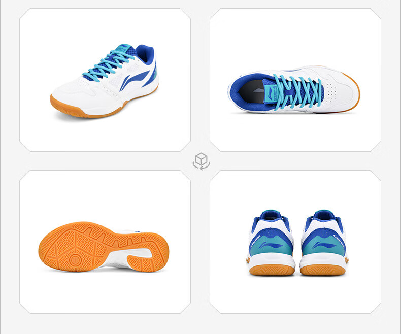 LI-NING Lightning 2.0 Unisex Professional Badminton Shoes Breathable Comfortable Training Sneakers 24