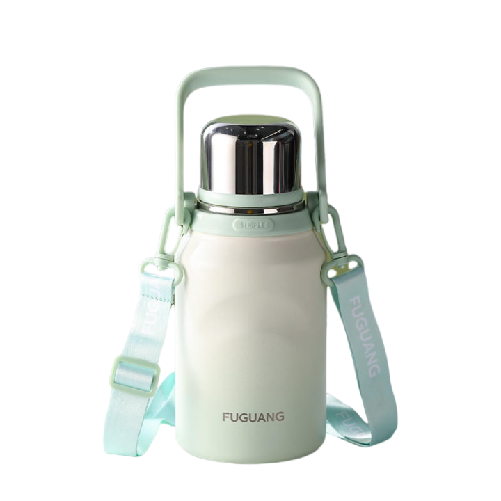 Fuguang Insulated Mug, Large Capacity, 316L Stainless Steel, for Men And Women, Outdoor Dual-Use, Student Water Bottle, Tea Cup, 900ml