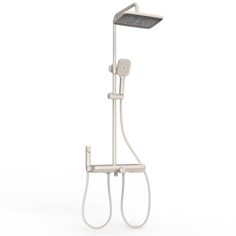 MICOE Shower Head, High-Pressure Shower Head, Fine Copper Rain Shower Device, Cream Wind Four-Function Shower Head A070130