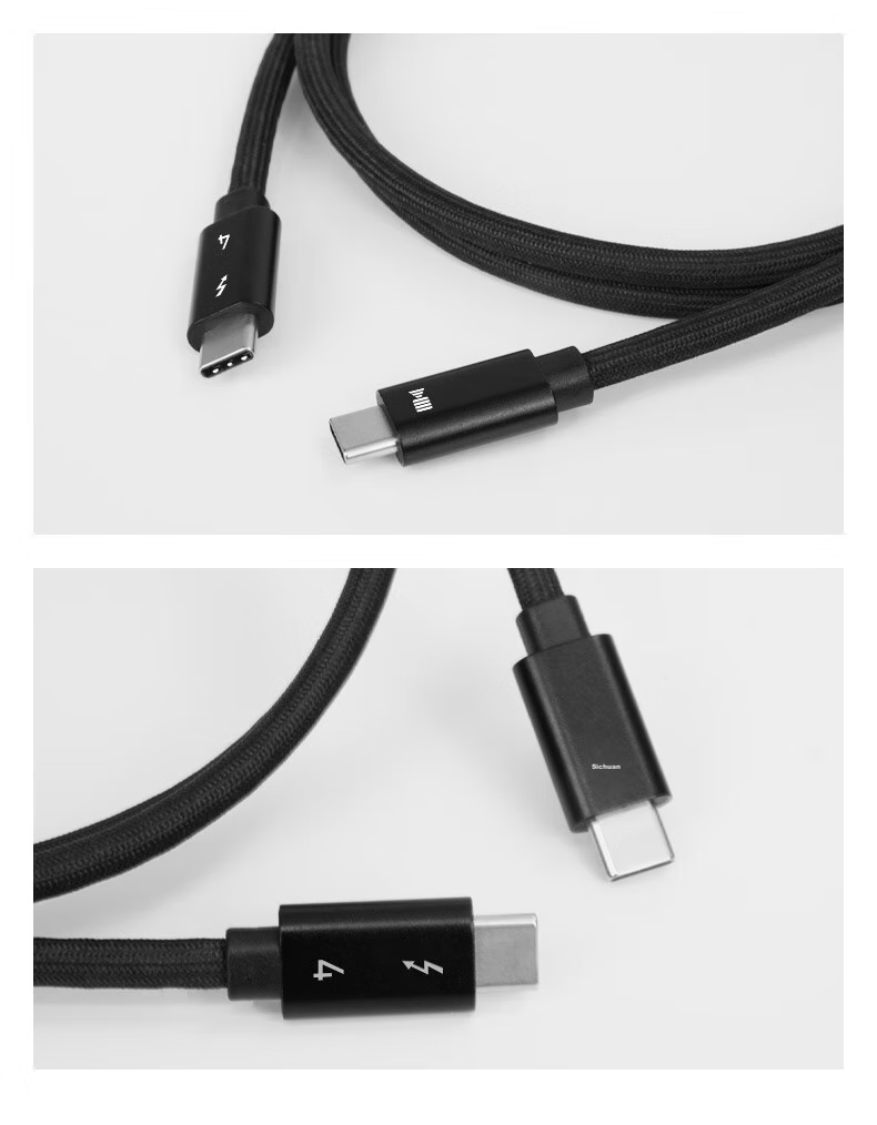 Kaiboer Thunderbolt 4 Data Cable, Type-C Full-Function Cable, 8K Screen Mirroring, 40G Transmission, PD Fast Charging, USB4 Thunderbolt 3 Certified, for Apple IPhone 16 And Monitor Connection, 0.5 Meters 21