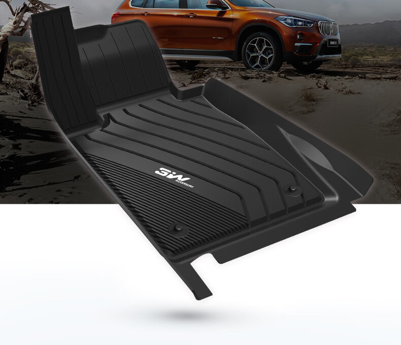 3W BMW New 5 Series 5305 25Li520 Long Wheelbase Dedicated TPE Car Floor Mats + Meinis Carpet for 2018-2023 Models Beijing Configuratio 5