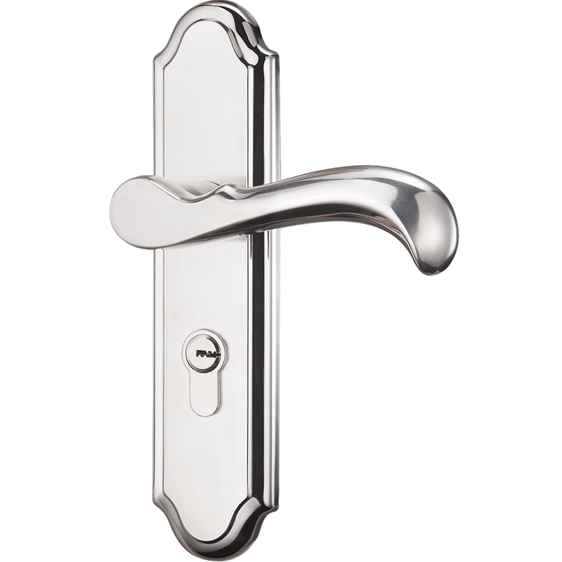 Fly.Globe Interior Door Lock Single Latch Stainless Steel Model B Grade Self-Installation Universal Door Lock FQ-AE86