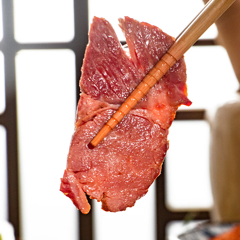 月盛斋 清真牛肉 中华老字号 酱卤熟食牛肉零食 红烧牛肉100g 开袋即食