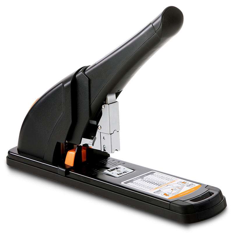 Deli 210-Page Heavy-Duty Stapler, Large And Thick Heavy-Duty Stapler, Compatible with 23/6~23/24 Staples for Office Use, Black 0385
