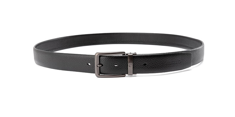 Aokang Men's Belt with Pin Buckle, Top-Grain Leather Waistband, Business Trouser Belt, Birthday Gift for Husband 11