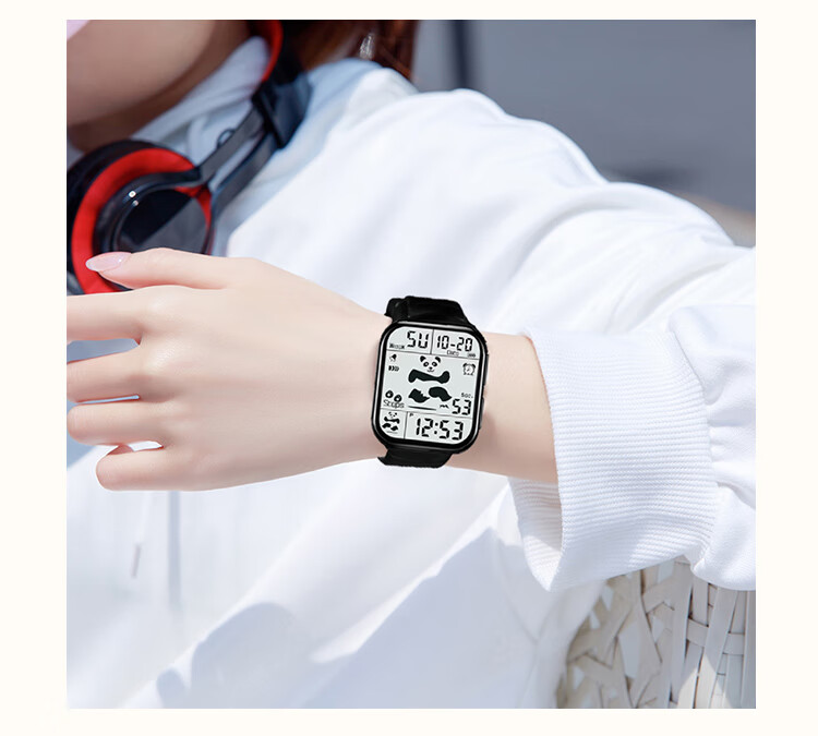 MAX-G Full-Screen Watch for Teenagers, Middle School Students, Boys, Electronic Watch, Waterproof, Luminous, Multifunctional Sports Children's Back-To 11