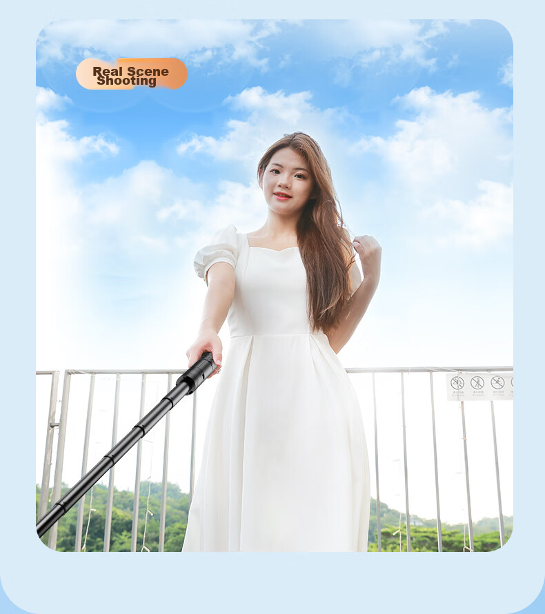 Shuotu [Professional Shooting - 1.9 Meters] Selfie Stick Tripod, Phone Floor Stand, Handheld Anti-Shake Selfie Device, Portable Travel 360-Degree Rotation Fully Automatic Live Streaming Stand 11