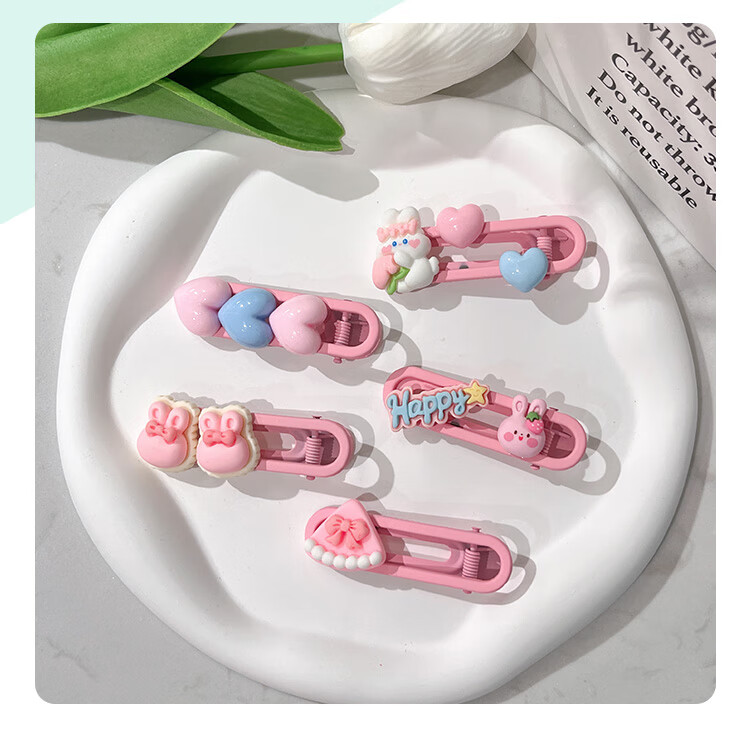 CHIMERA 10-Piece Children's Hair Clips, Bangs Claws, Duck Bill Clips, Hair Accessories, Side Clips, Barrettes, Girls' Birthday Gift 7