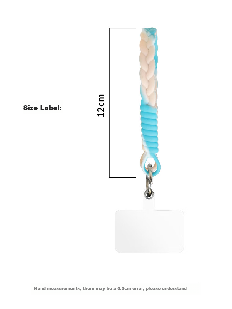 Freeson Liquid Silicone Phone Lanyard Anti-Loss Fixed Pad Wrist Strap Handheld Dangle Cord Versatile Hanging Chain Accessory Suitable for Apple Huawei Honor Xiaomi OV And Other Phones Purple 7