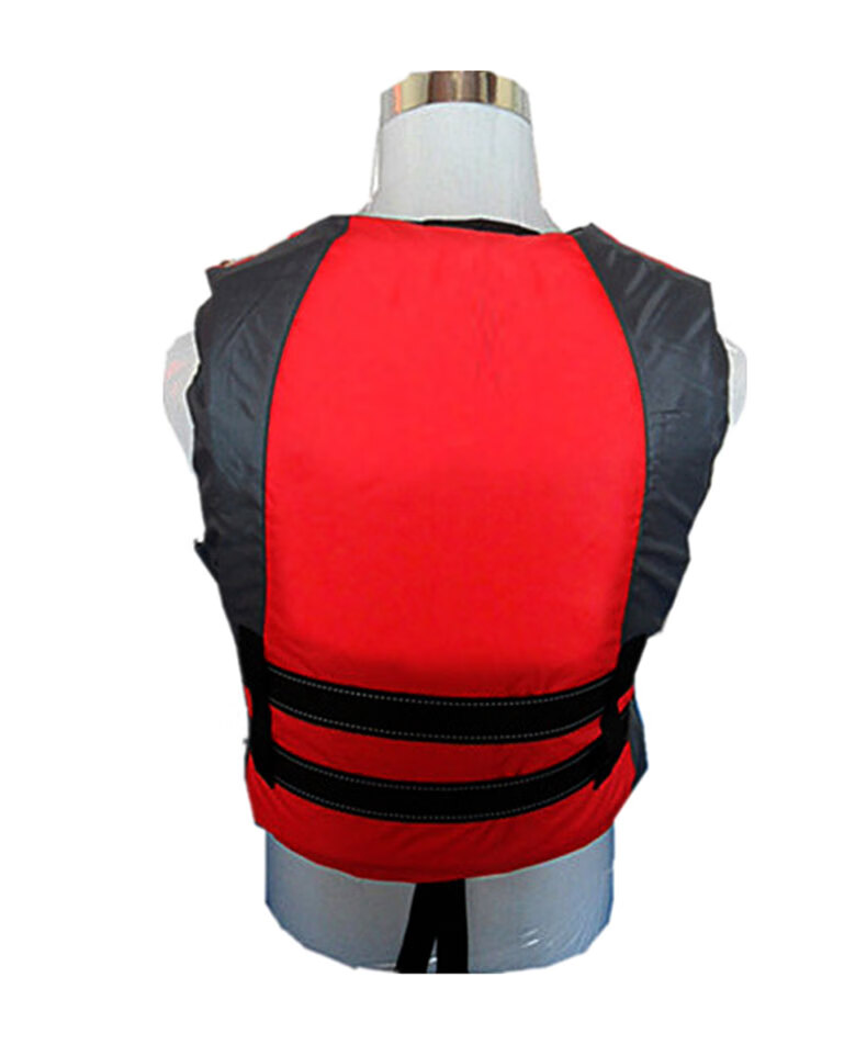 ASORAIN Red Safety Buckle Adult Life Jacket Swimwear with Whistle for Outdoor Flood Prevention, Emergency Rescue And Rafting 17