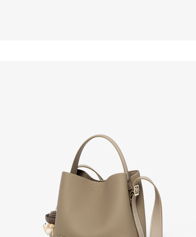 Aiqinghai Top-Grain Leather Handbag, Women's Shoulder Crossbody Bag, Large Capacity Tote Bag, Practical Birthday And Mother's Day Gift for Mom 8