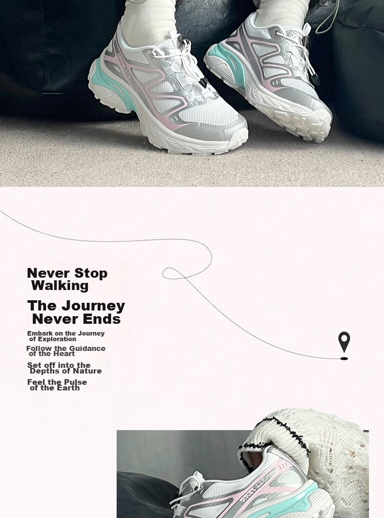 CAMEL Trail Running Shoes for Men And Women, Outdoor Non-Slip Breathable Hiking Mountain Climbing Shoes 4