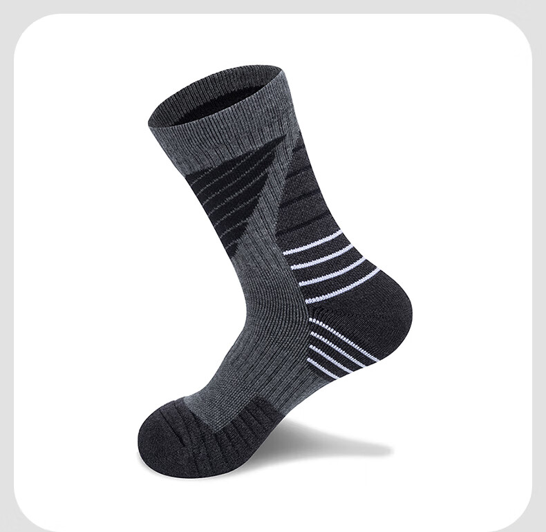 TFO 5th Generation Hiking Socks Breathable Sports Mountaineering Outdoor Running Socks C2202471 Men's Military Green M 5