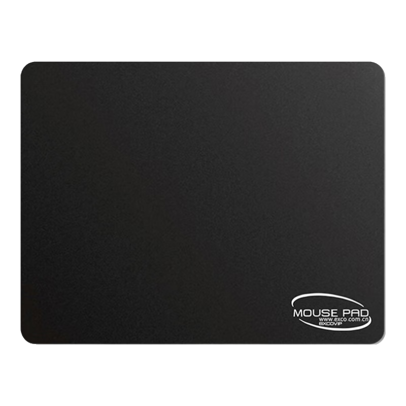 EXCO 10-Pack Small Office Mouse Pad, Shortcut Keyboard Gaming Mini Portable Self-Use Laptop Desk E-Sports Pad Medium Wholesale Smooth Pure Black 0277