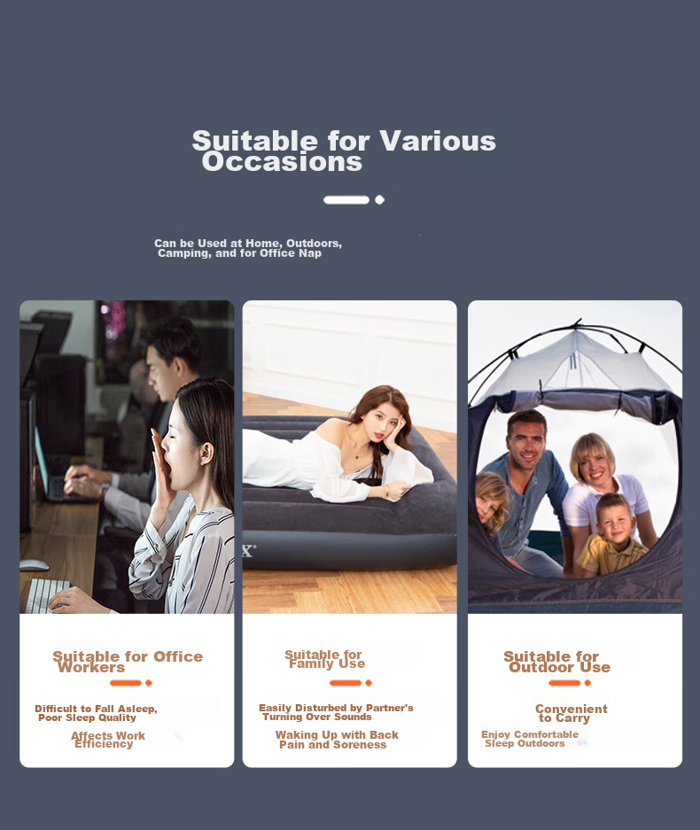 INTEX Single-Person Built-In Pillow Inflatable Mattress for Home Nap, Outdoor Tent Pad, Folding Bed with Electric Pump 64141N 10