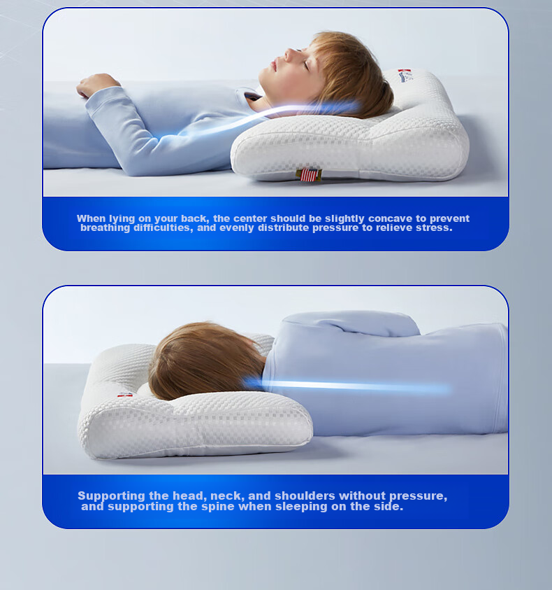 Hoag Children's Pillow for 6 Months to 3 Years Old, Baby Neck Support Pillow, Newly Designed H1 Stage 12