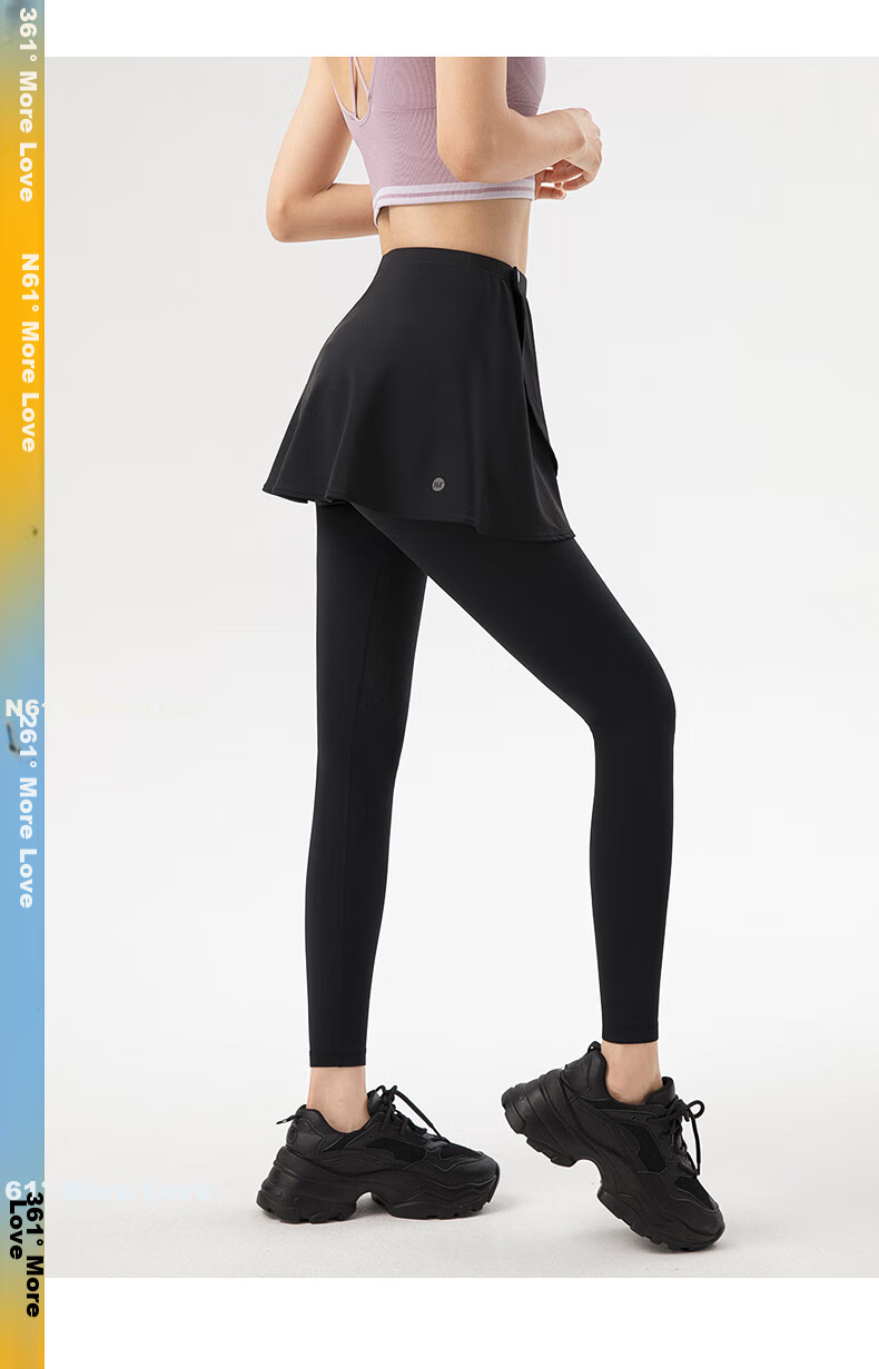 361° Yoga Pants, Skirt Cover-Up, Anti-Exposure, One-Piece Outer Layer, Sports Hip-Covering Skirt, Short Yoga Skirt, Running Skirt Cover-Up 19