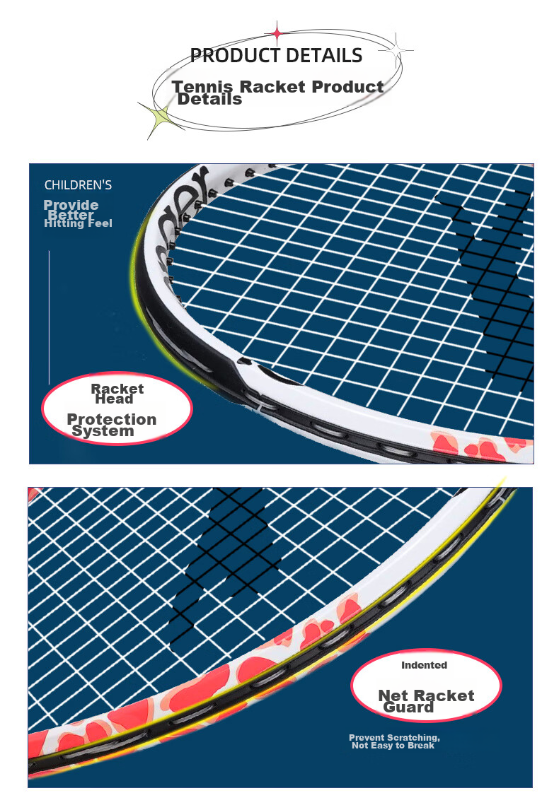 Slazenger Children's Youth Practice Carbon-Aluminum Composite Tennis Racket Leo, 23 Inches, Purple 4