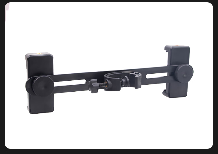 LATZZ Mobile Phone Live Streaming Stand Multi-Position Clamp, Stand Accessories Multi-Position Phone Holder, Tripod Phone Mount Expansion Clip 3