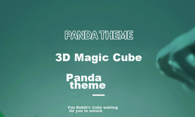 TaTanice Transforming Cube Toy Panda, 3D Geometric Rotating Puzzle, Educational Building Blocks, Birthday Gift for Boys And Girls 1
