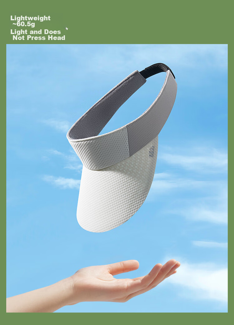 Beneunder Tennis Cap, Sun Hat for Men, UV Protection Hat, Visor Cap, Sports Sweat-Absorbing Full-Face Sun Hat DS015 9