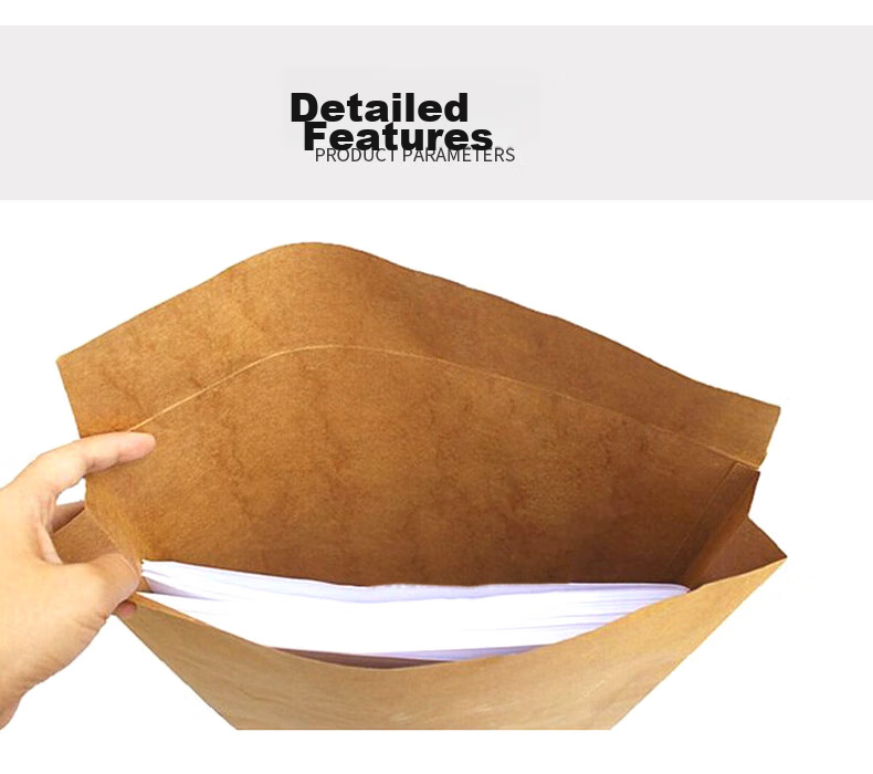Kelangxinsheng KL-TB519 Thickened Bid Document Folder, File Folder, Tender Submission Sealed Bag, Kraft Paper Document Folder, Quotation Document Folder, A4 Bid Folder, 8mm, 10 Pieces with Sealing Strips Included 4