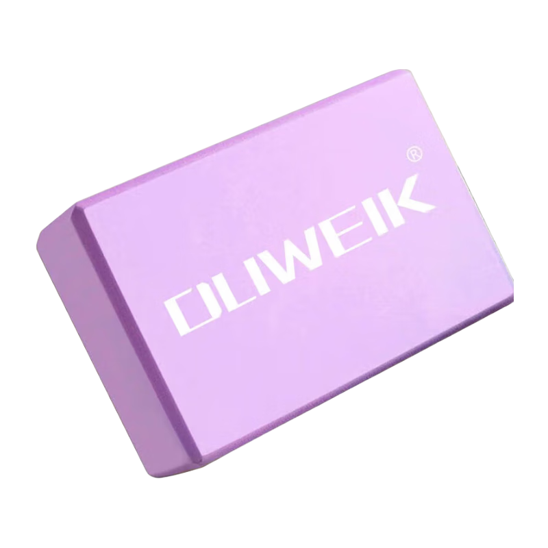 Duweike Yoga Block High-Density EVA Purple Yoga Accessory Foam Brick Dance Aid, Purple