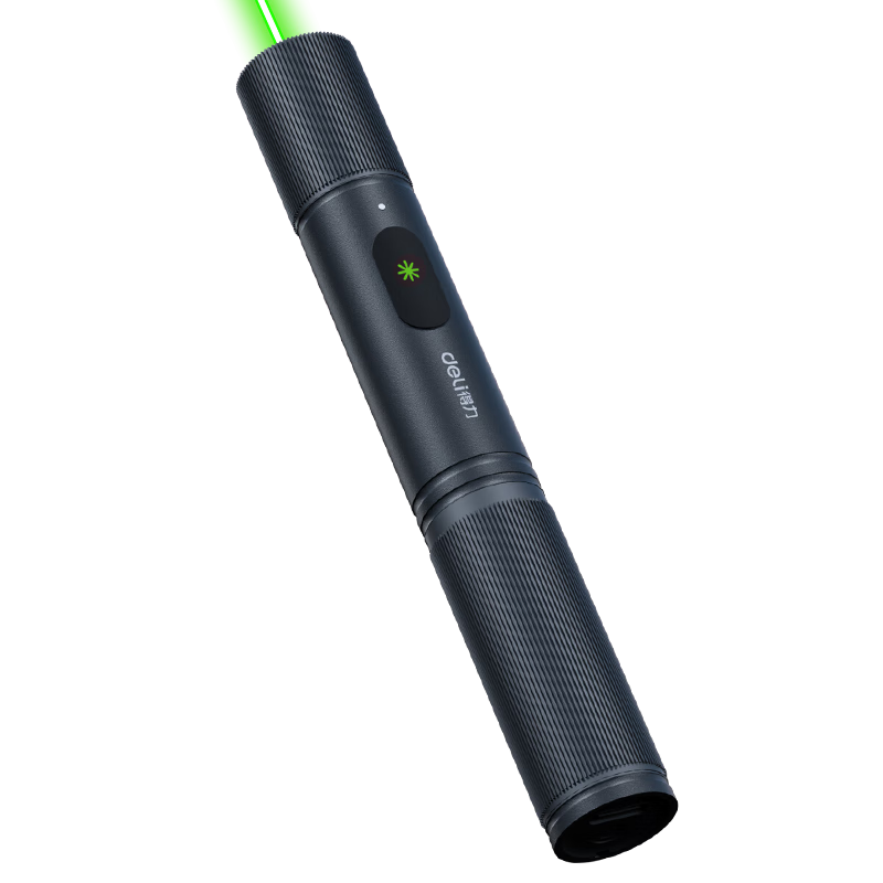 Deli Laser Pointer, Outdoor Laser Pointer for Sand Table And Sales Office, Electronic Pen, Cat Teaser Laser Pointer, Green Light Laser Pointer