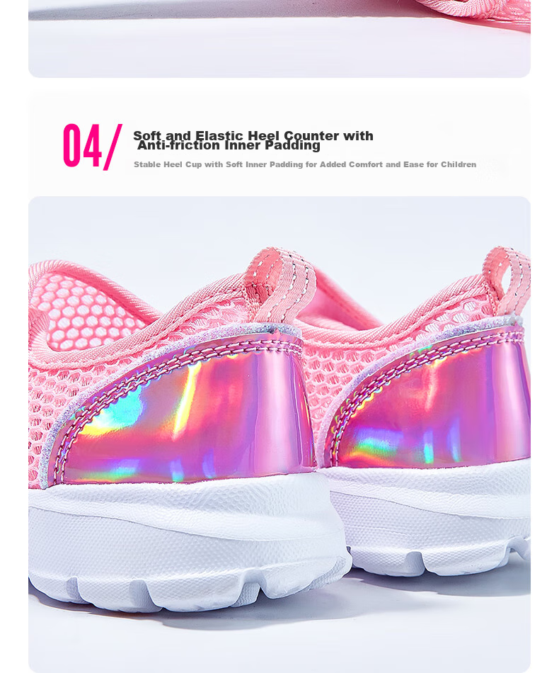 Barbie Children's Shoes, Summer Kids' Sneakers, Girls' Mesh Shoes, Breathable Dopamine Running Shoes DA5901, Light Blue, Size 35 9