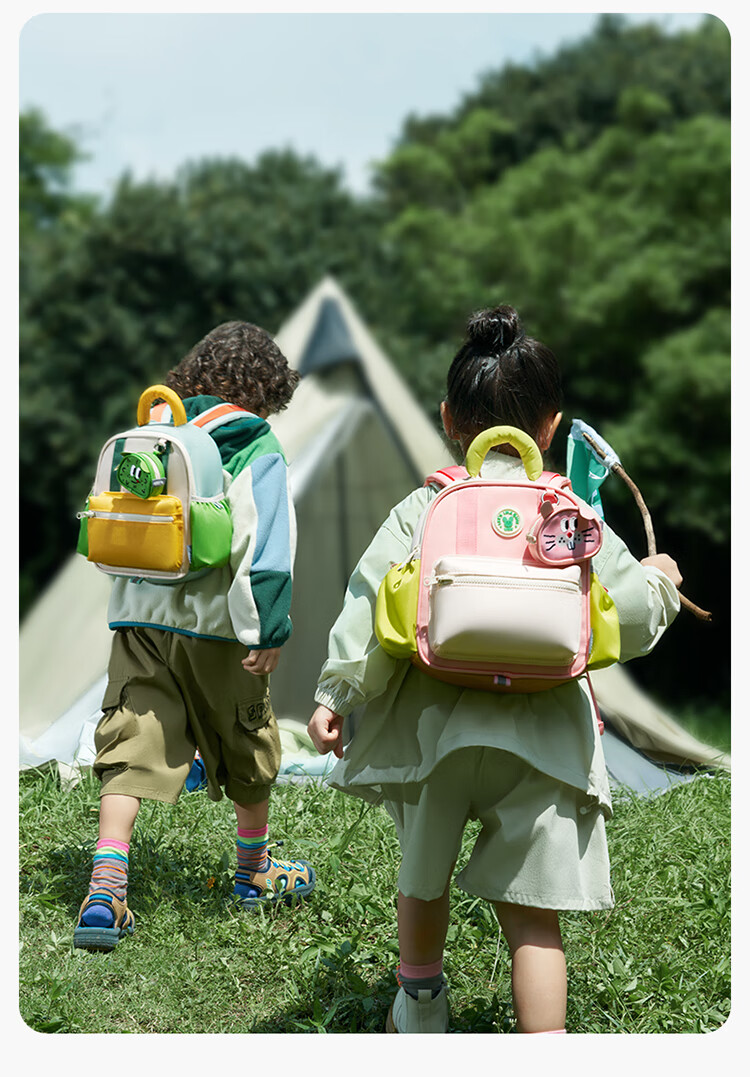 UEK Kindergarten Children's Cartoon Backpack for Boys And Girls, Cute Pet Rabbit Backpack, Large New Style 3