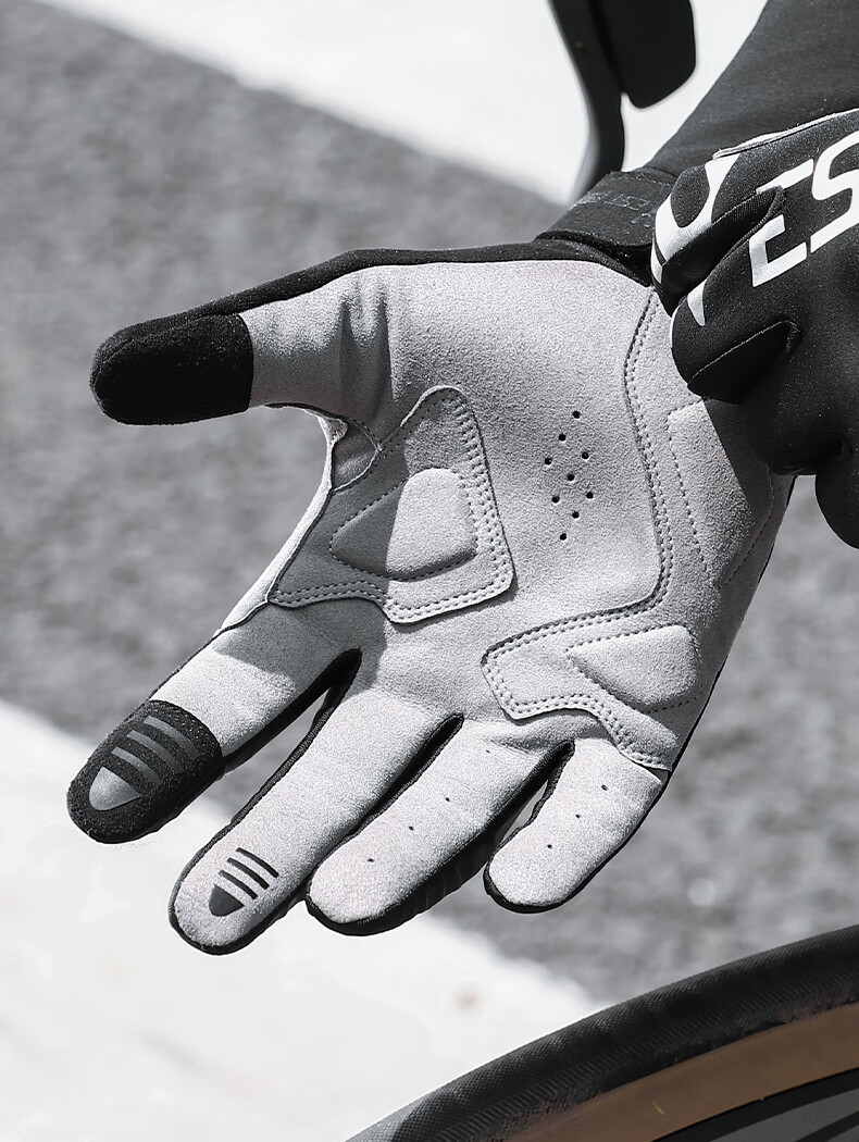 WestBiking Autumn And Winter Windproof Long Finger Gloves, Bicycle Anti-Slip Shock-Absorbing Outdoor Mountain And Road Bike Cycling Equipment M 3