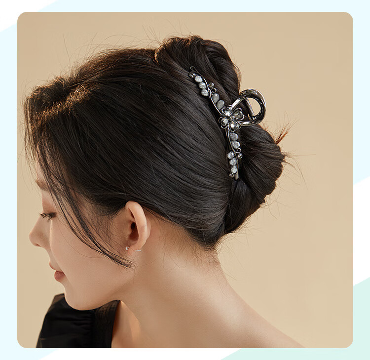 CHIMERA Luxury Hair Claw Clip, High-End Hair Accessory for Women, Elegant Rhinestone Hairpiece for Back of Head, Birthday Gift for Wome 26