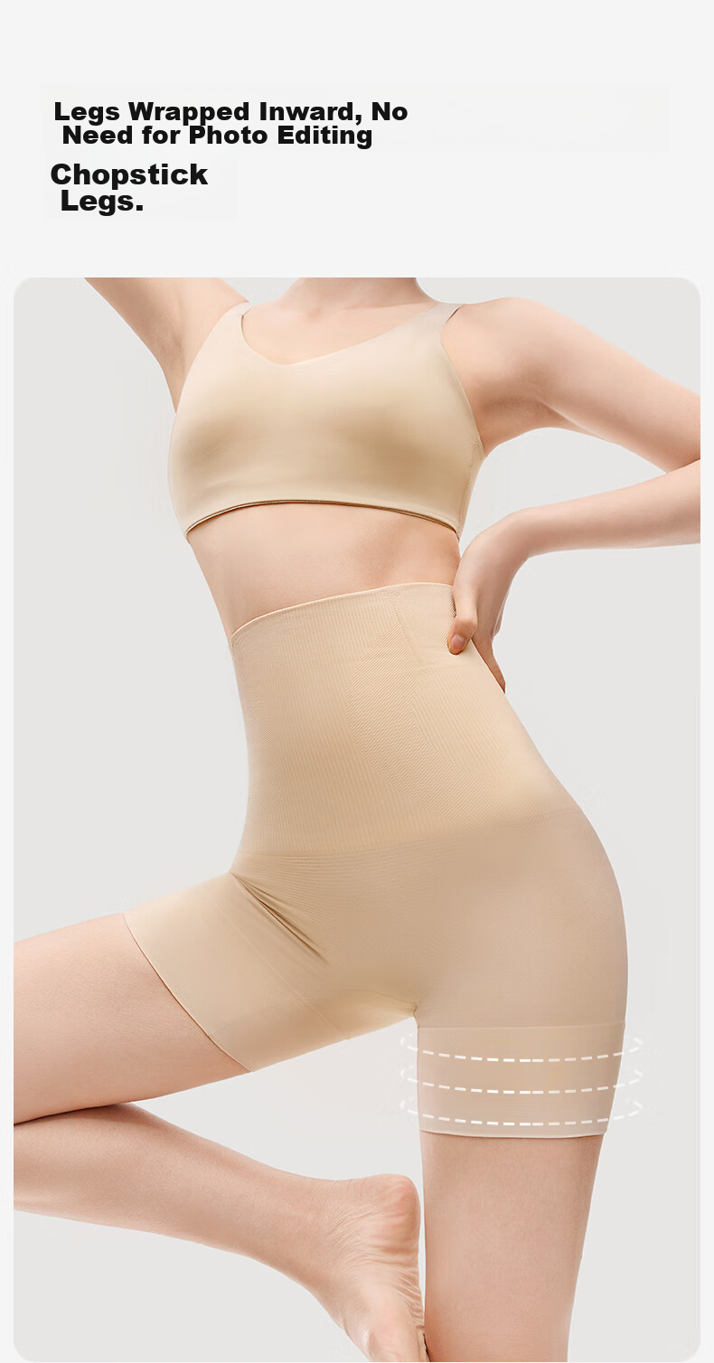 YOUKESHU Tummy Control And Butt-Lifting Underwear for Women, 7A Antibacterial Waist-Shaping Breathable Shapewear Panties, Slimming Belly, Seamless Safety Shorts 18