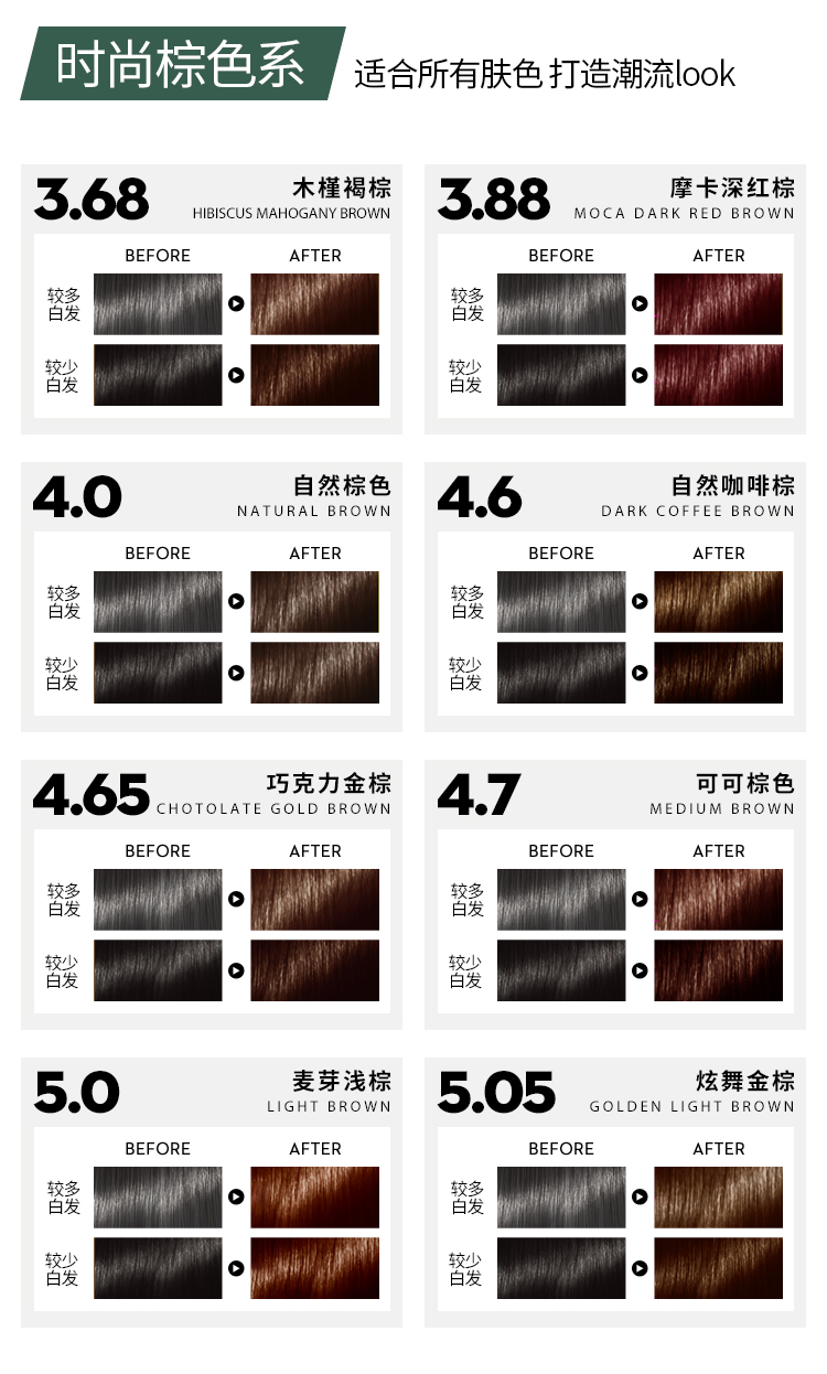 施华蔻(schwarzkopf)怡然染发霜4.7可可棕色(染.-京东