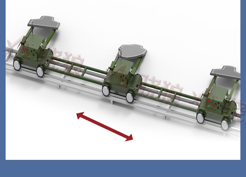 【骁狼一拖三靶机轨道】骁狼一拖三靶机射箭打靶训练靶机前后运动起倒