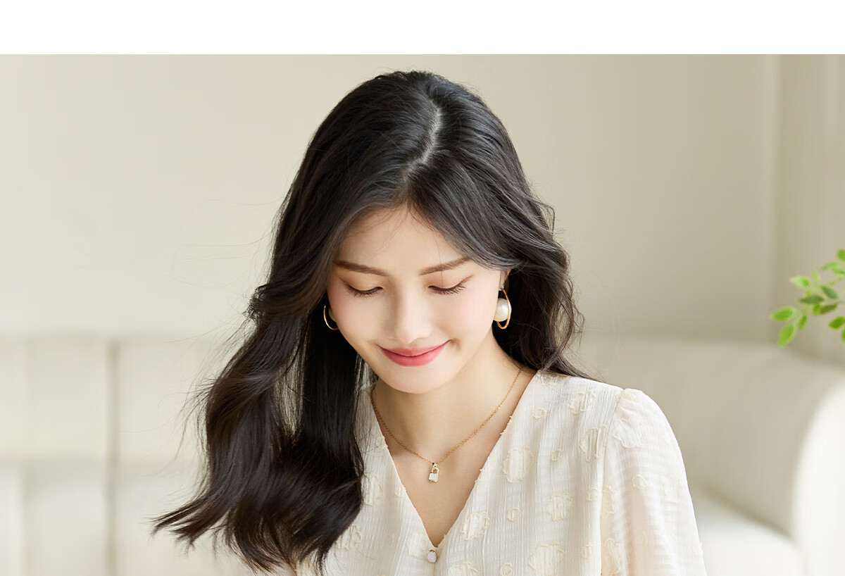 She Enjoy Long Sleeve V-Neck Puff Sleeve French Style Shirt Elegant Versatile Tie Waist Blouse T141C2665 8