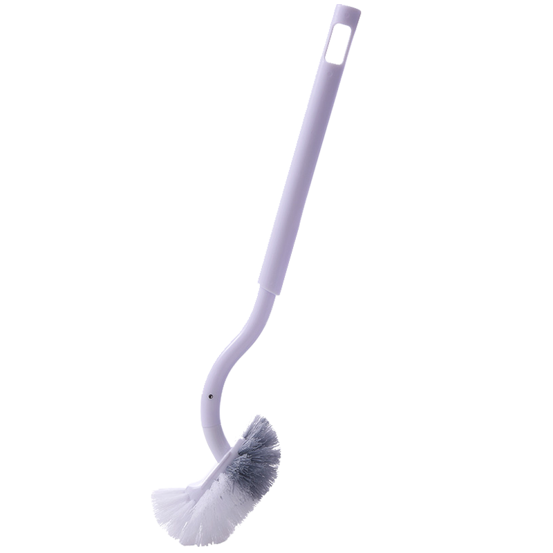 Little Seal Japanese Toilet Brush, No Dead Angle Cleaning, Non-Damaging Glaze, Wall-Mounted Bathroom Long Handle Cleaning Brush